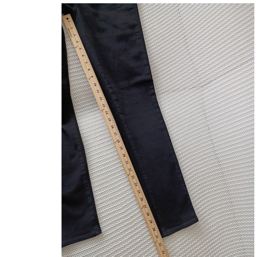 NWT PAIGE Skyline Skinny Jeans 30x31 Black Ink Transcend Denim USA $229 - Picture 6 of 16